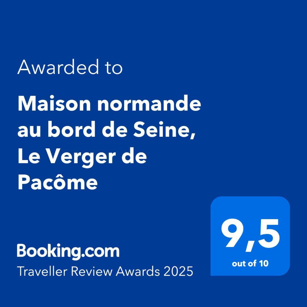 Maison Normande Au Bord De Seine, Le Verger De Pacome Anneville-Ambourville Exteriér fotografie